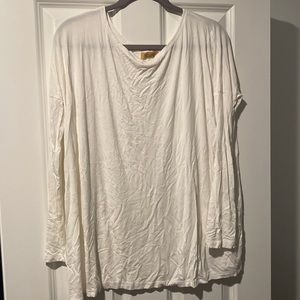 White long sleeve piko